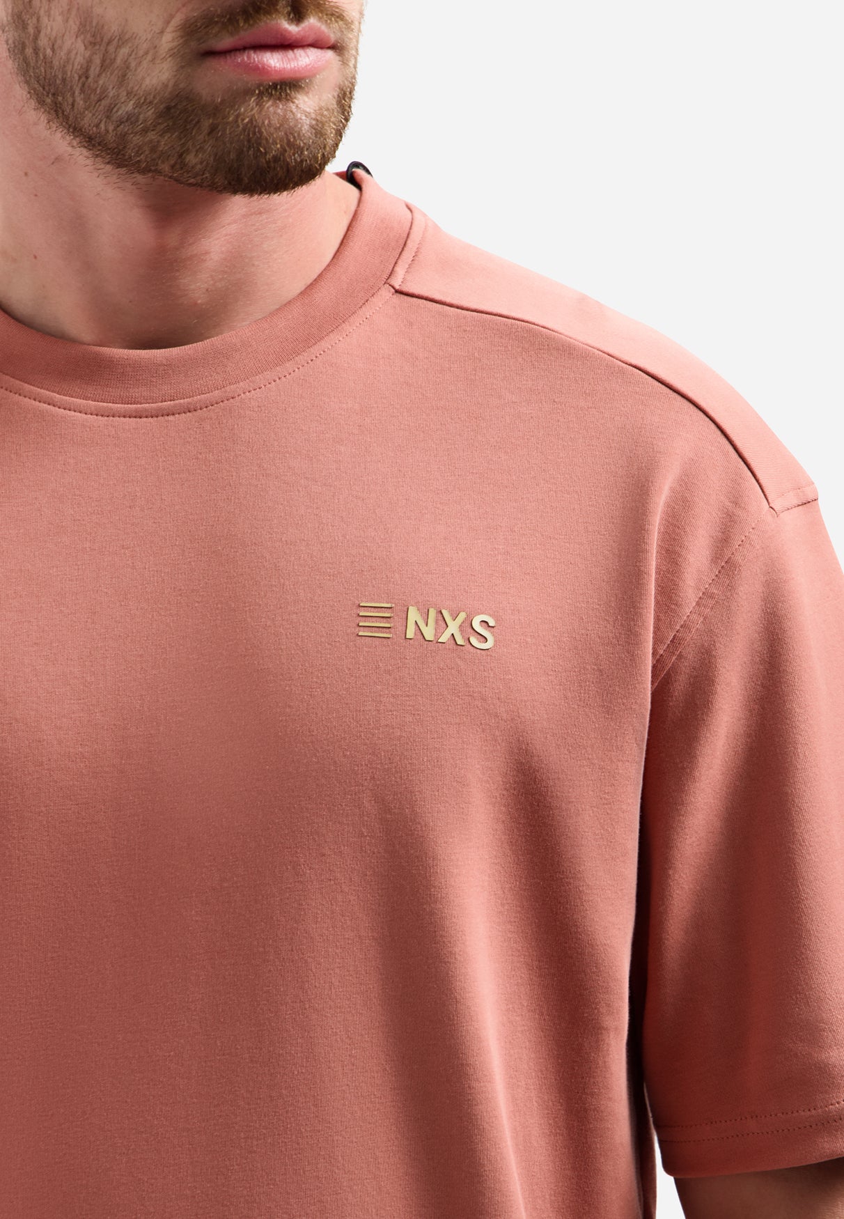 Short-sleeve striped crewneck T-shirt | White