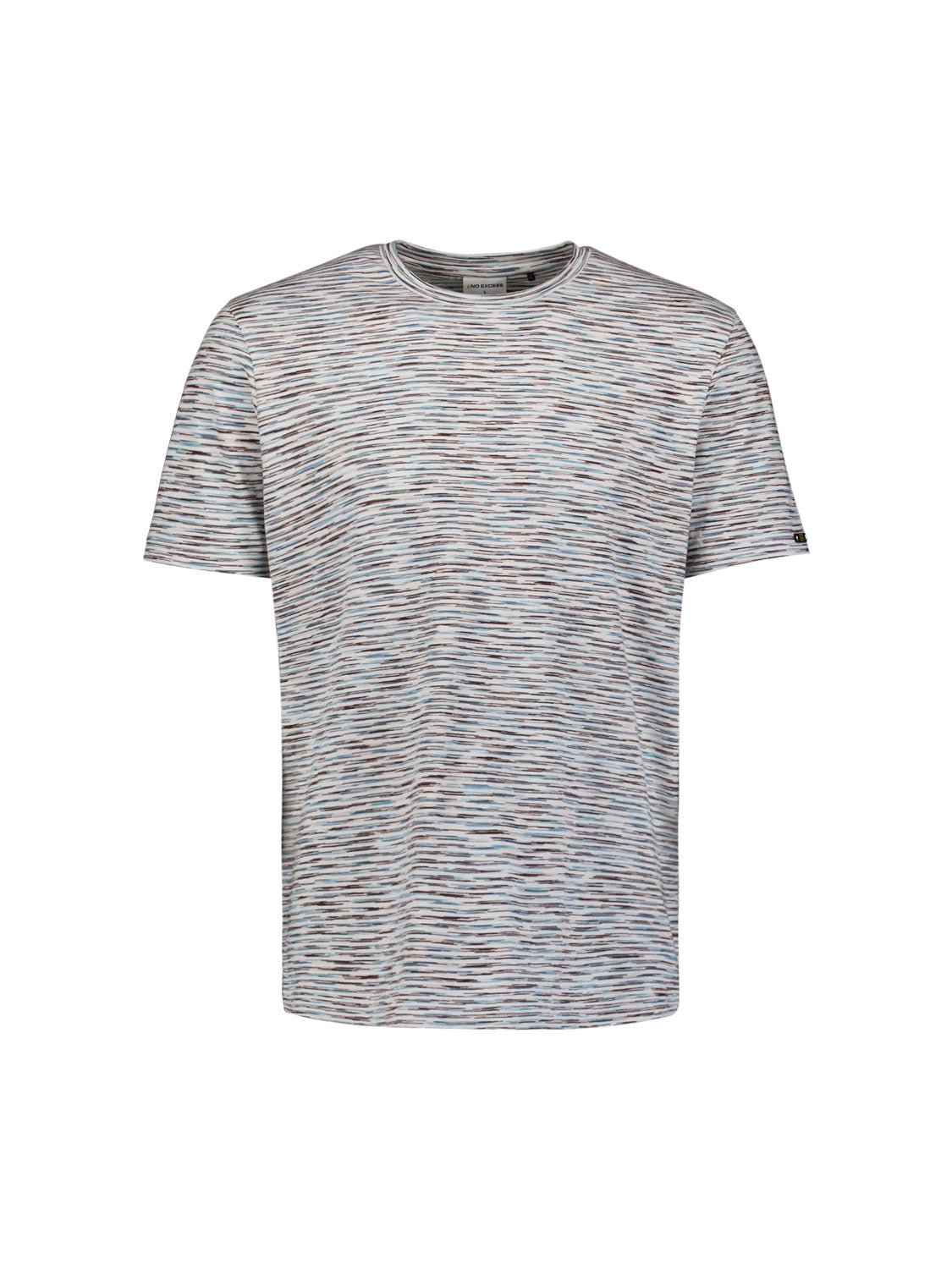 Short-sleeve striped crewneck T-shirt | White