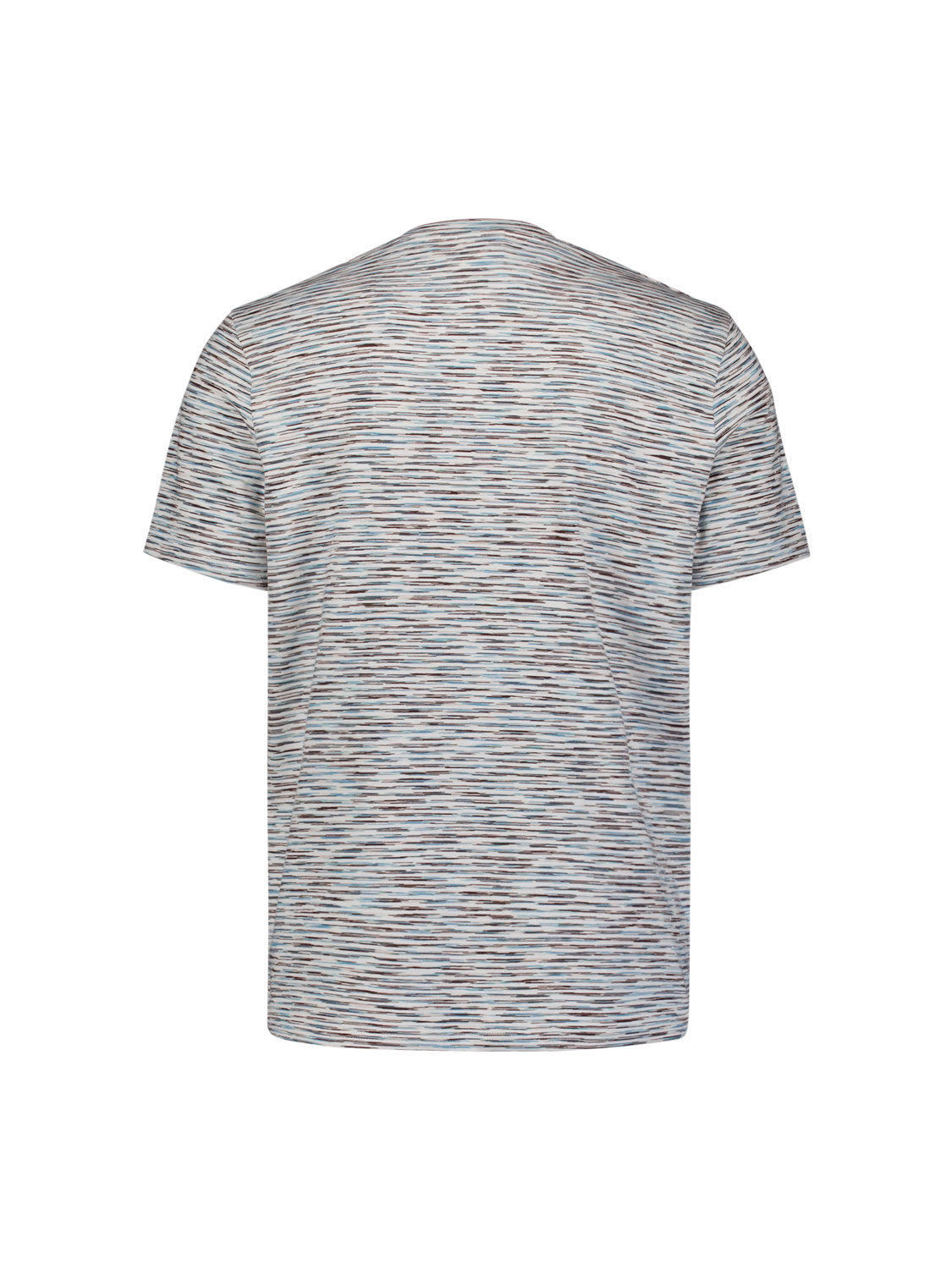 Short-sleeve striped crewneck T-shirt | White