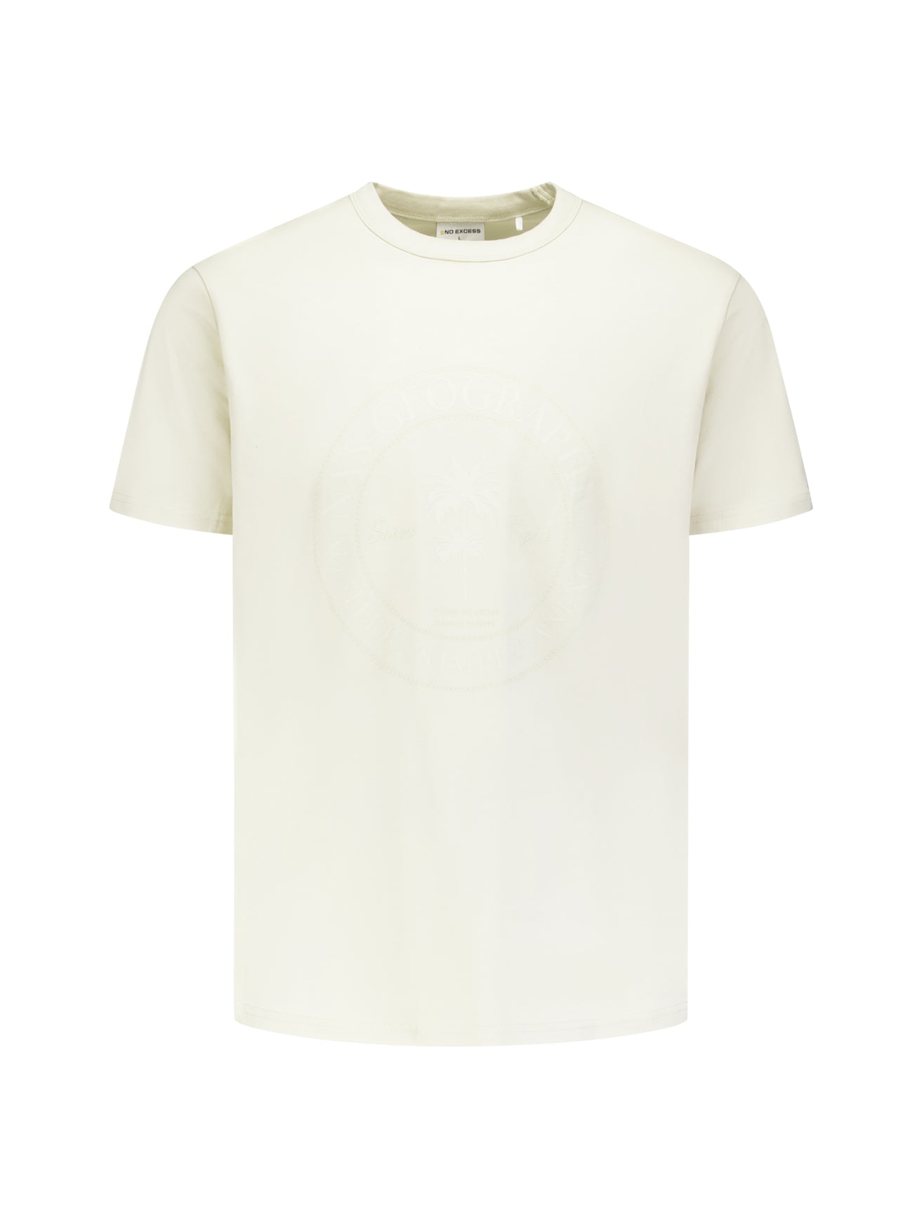 Short-sleeve striped crewneck T-shirt | White