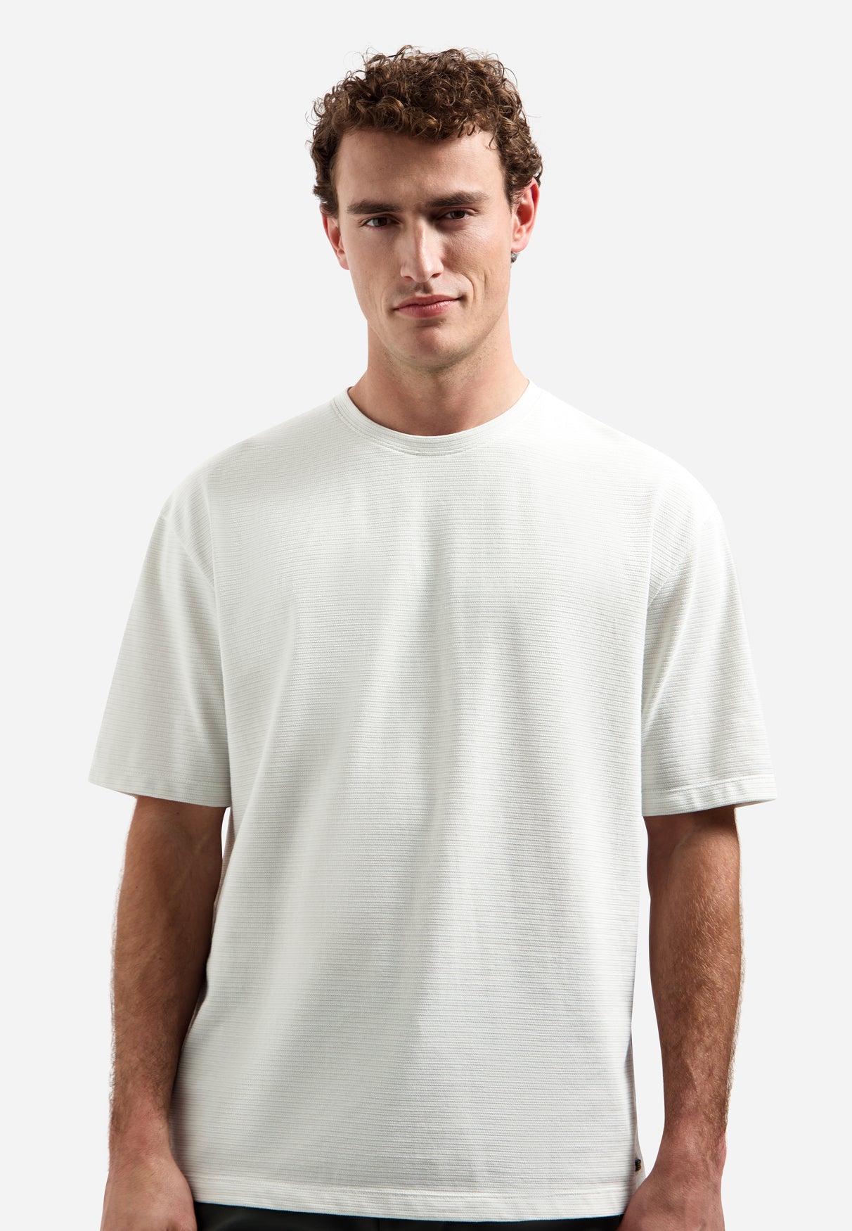 Short-sleeve textured T-Shirt | Kit
