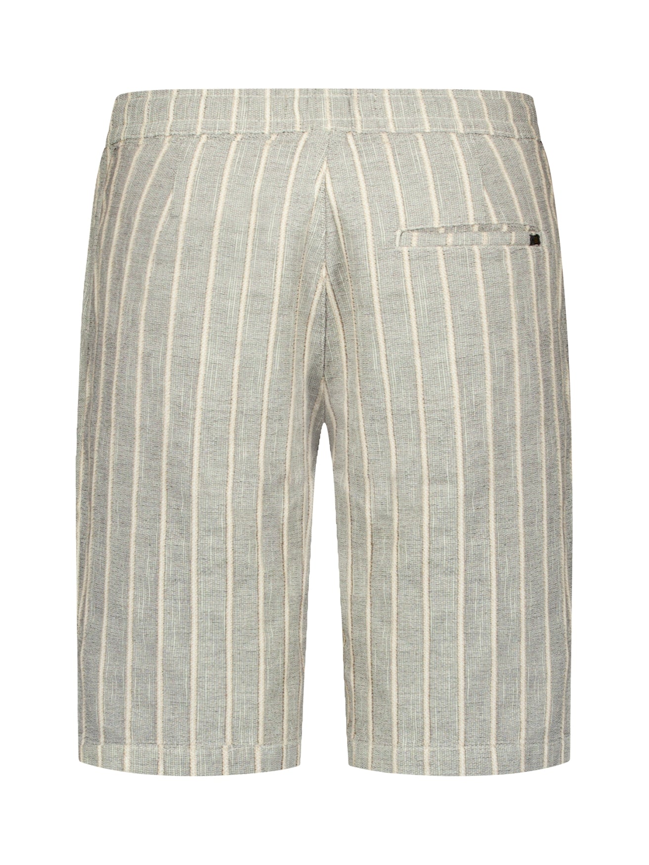 Striped cargo shorts with drawstring | Sand