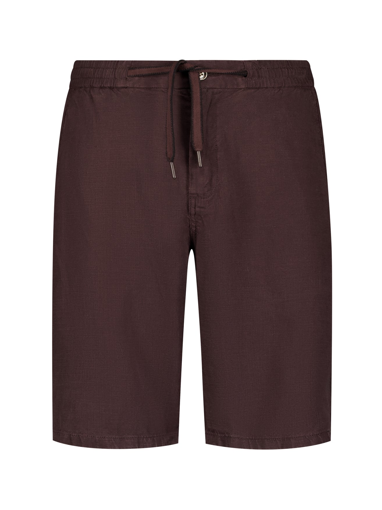 Chino shorts with drawstring | Dark Brown