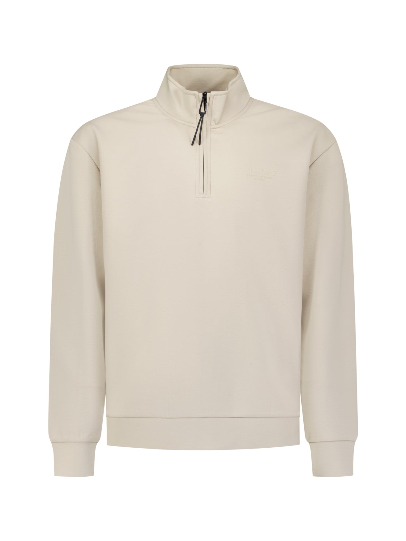 Half-Zip Sweater | Cement