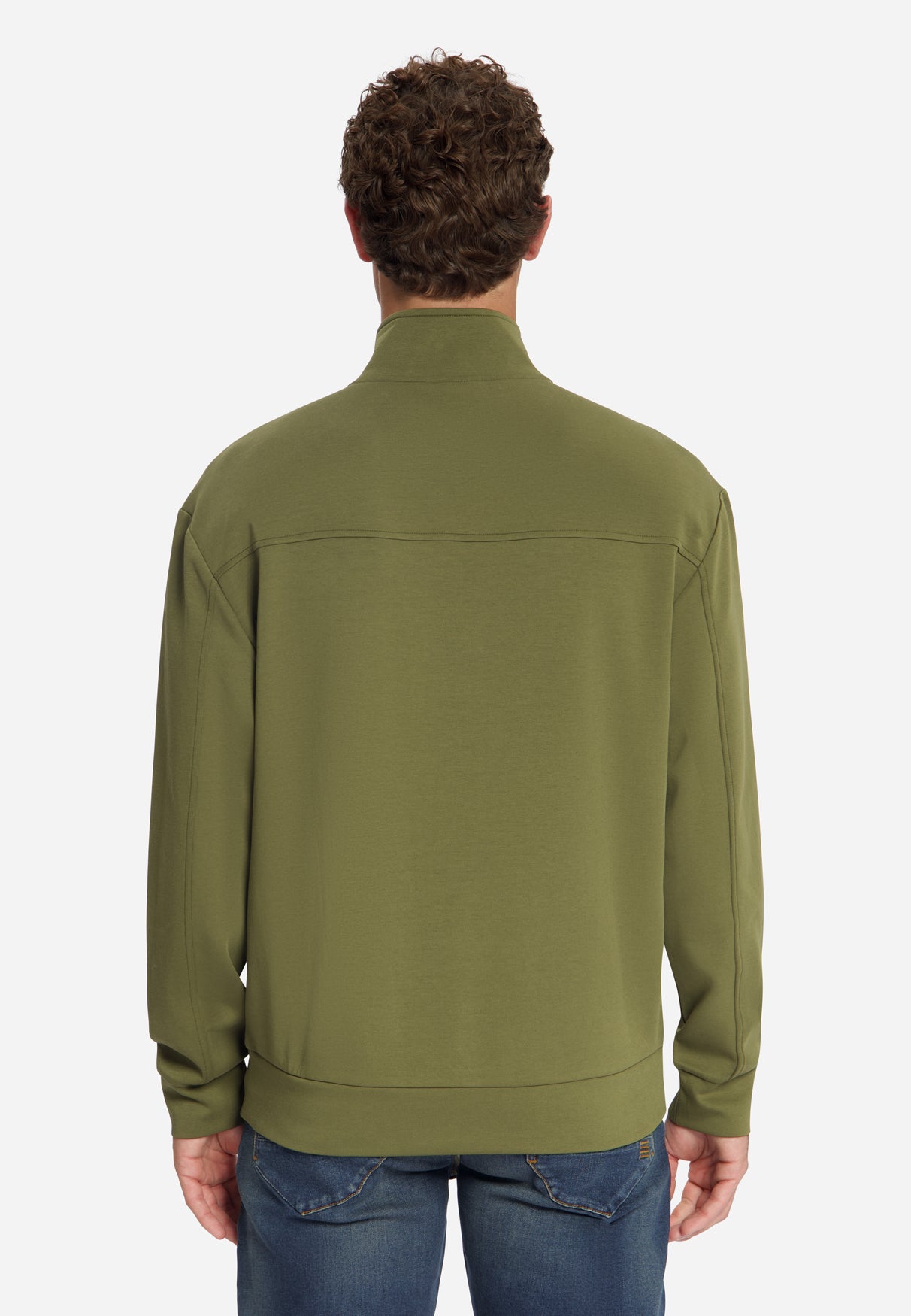 Half-Zip Sweater | Moss