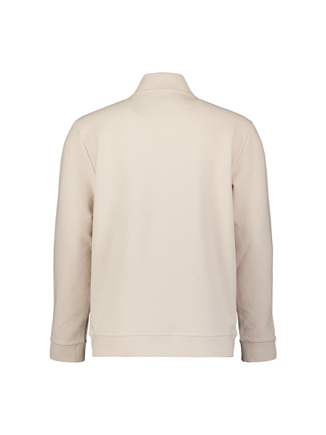 Textured Zip-Up Sweater | Stone