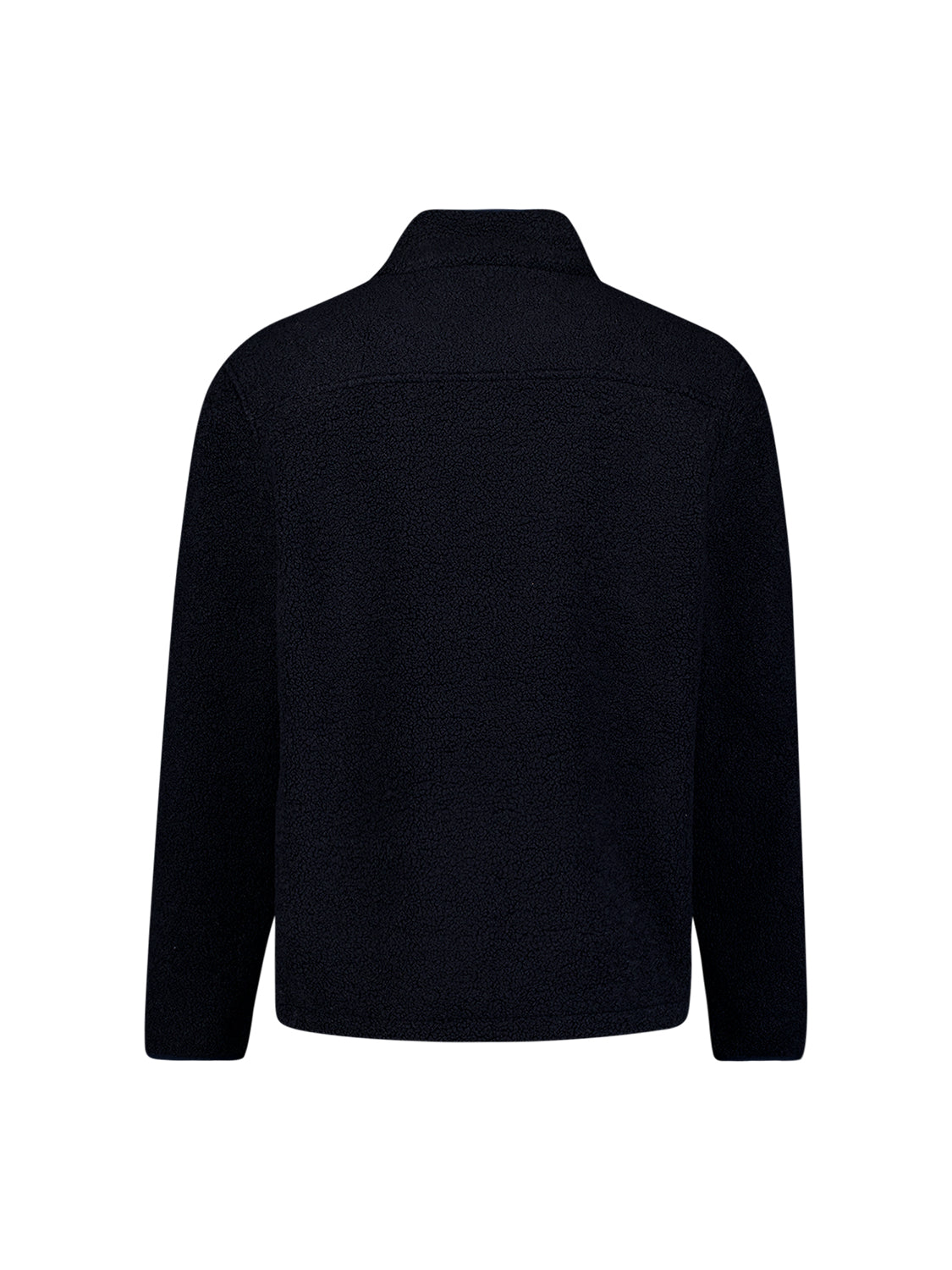 Teddy Zip-Up Sweater | Dark Night