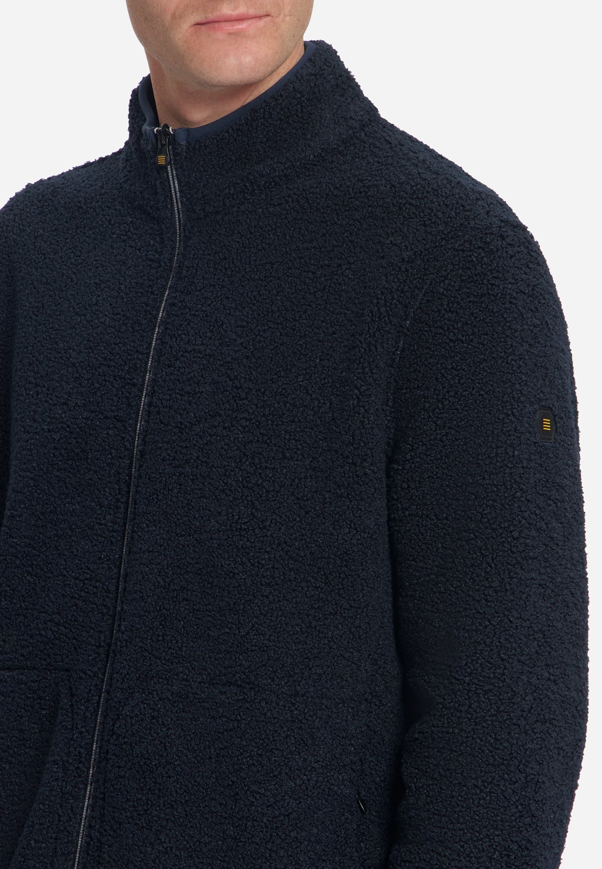 Teddy Zip-Up Sweater | Dark Night