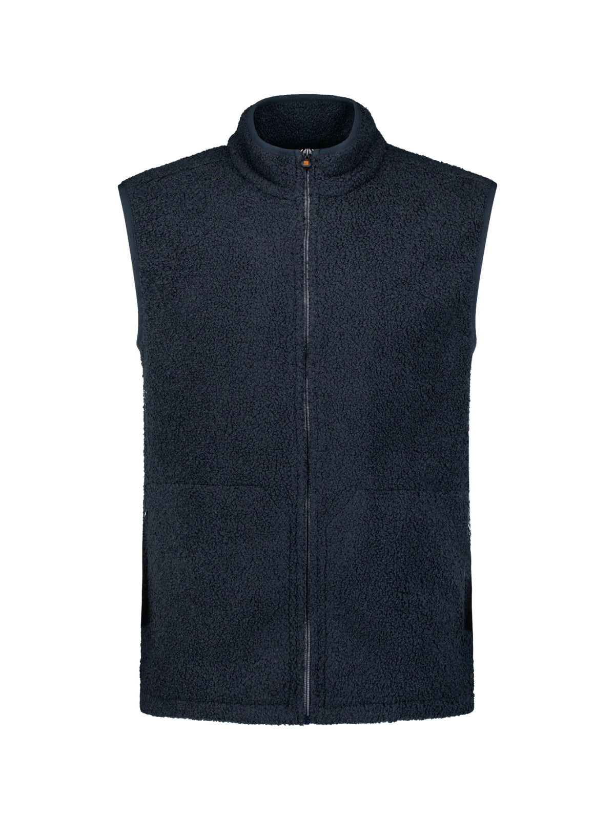 Teddy Zip-Up Vest | Dark Night