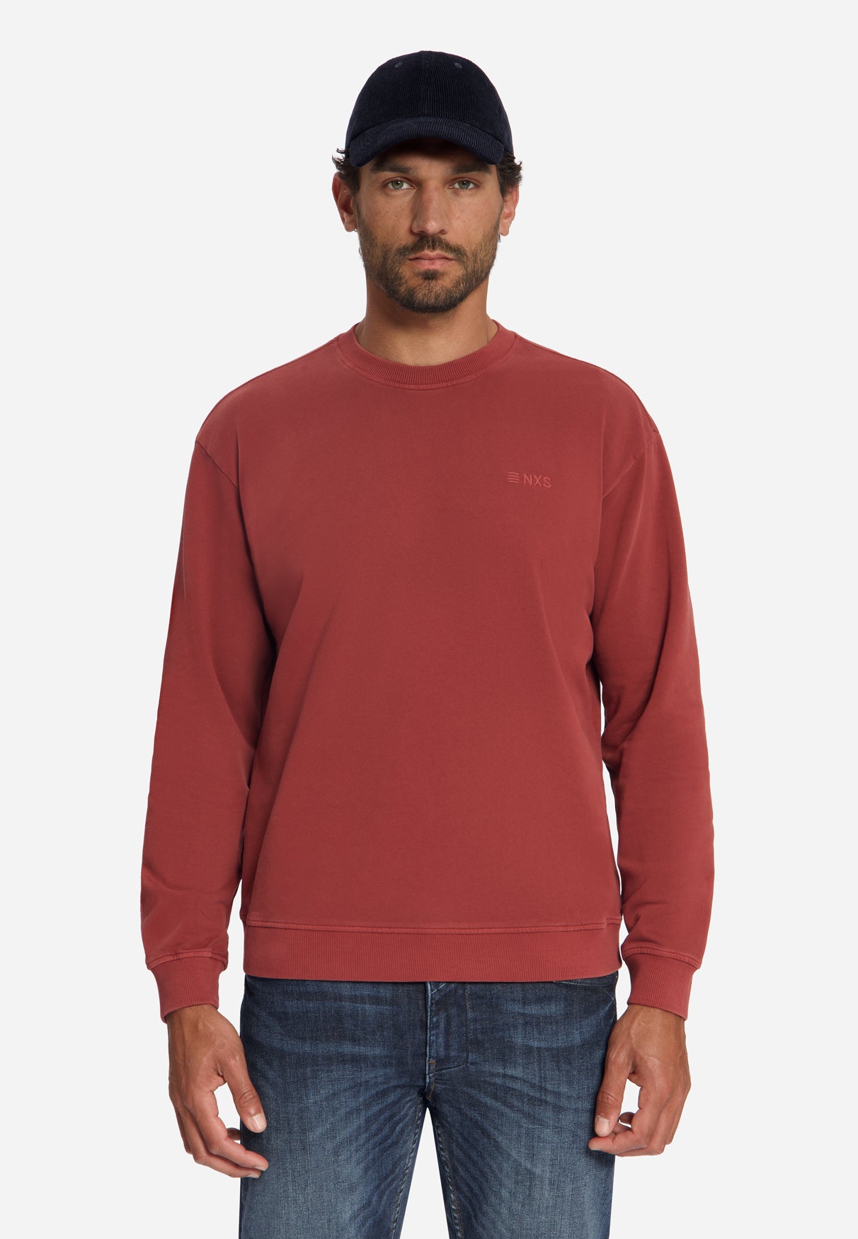Crew Neck Sweatshirt | Cayenne