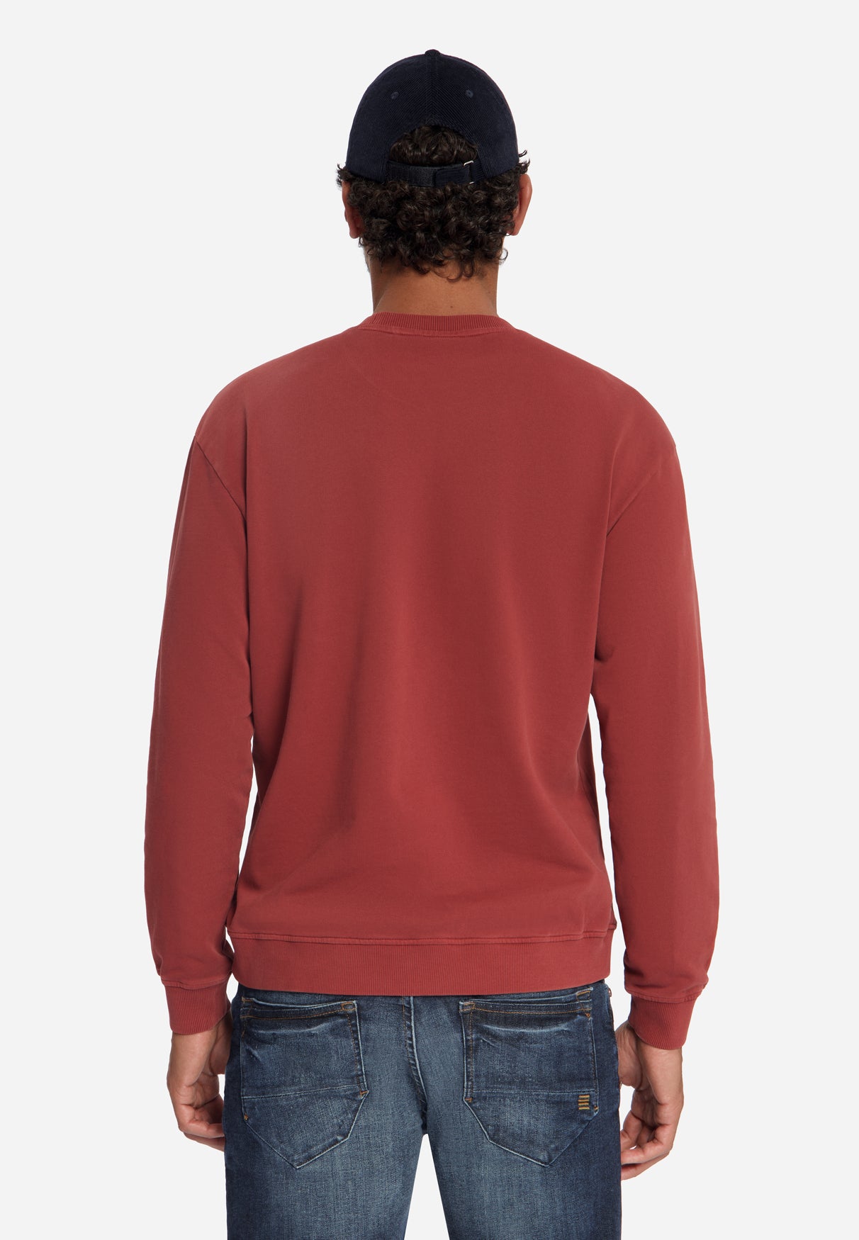 Crew Neck Sweatshirt | Cayenne
