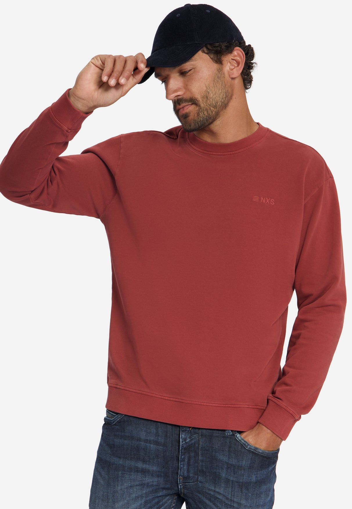 Crew Neck Sweatshirt | Cayenne