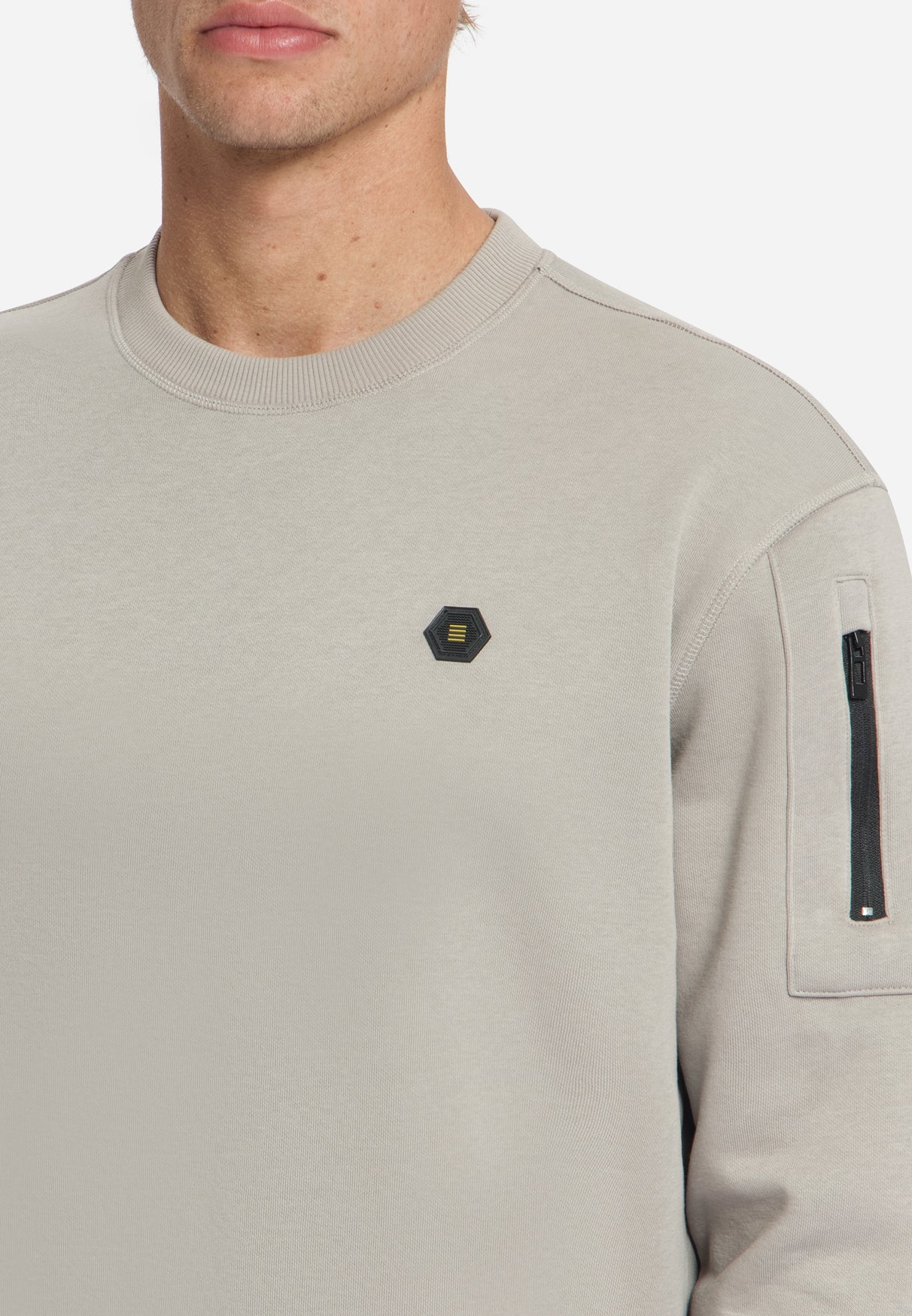 Crew Neck Sweater | Clay