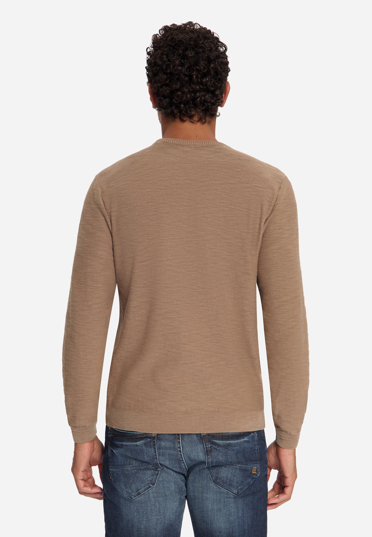 Slub Jumper | Light Brown