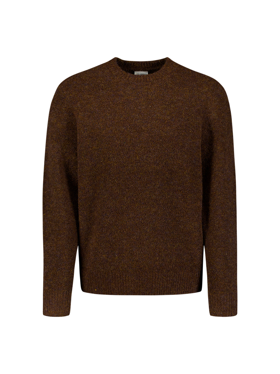 Soft Melange Jumper | Dark Brown