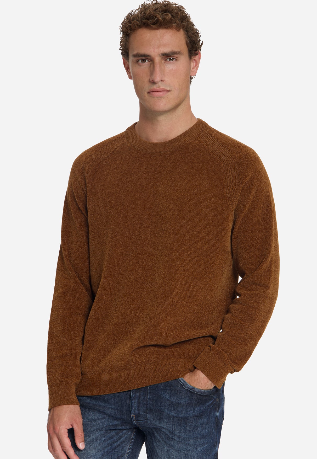 Chenille Jumper | Caramel