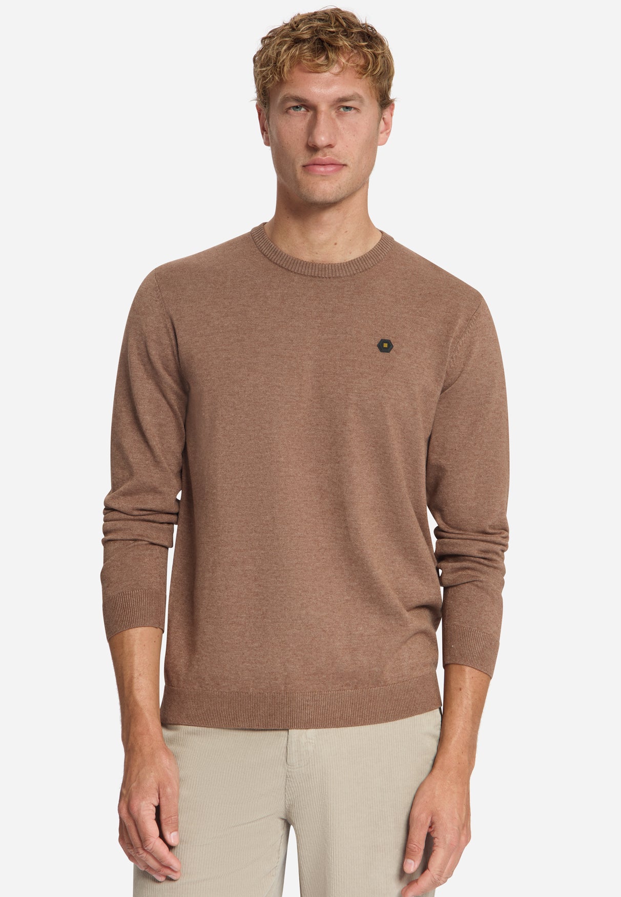 Melange Jumper | Light Brown