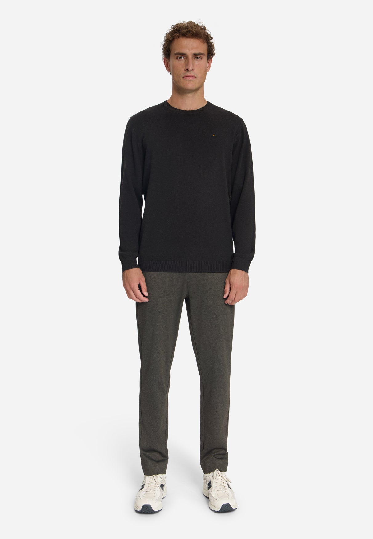Melange Jumper | Dark Brown