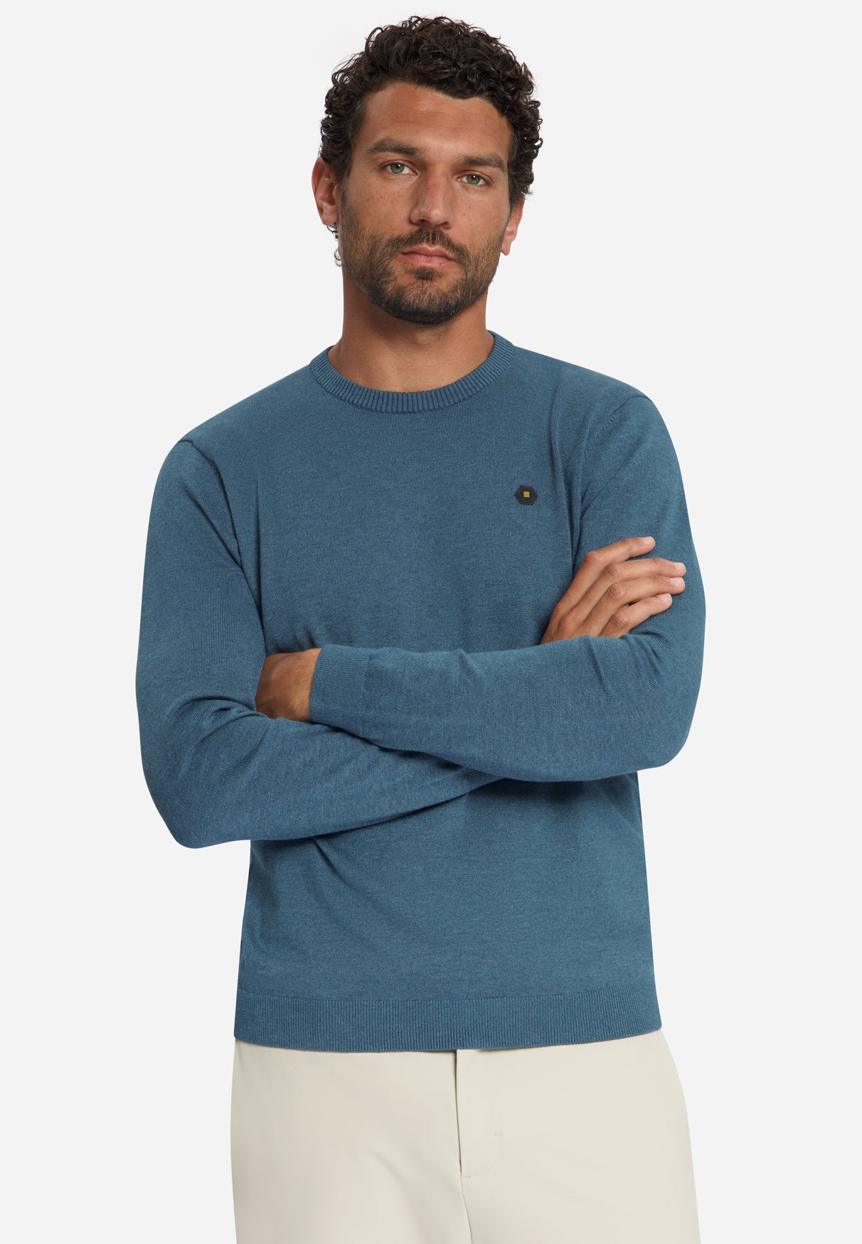 Melange Jumper | Shadow Blue
