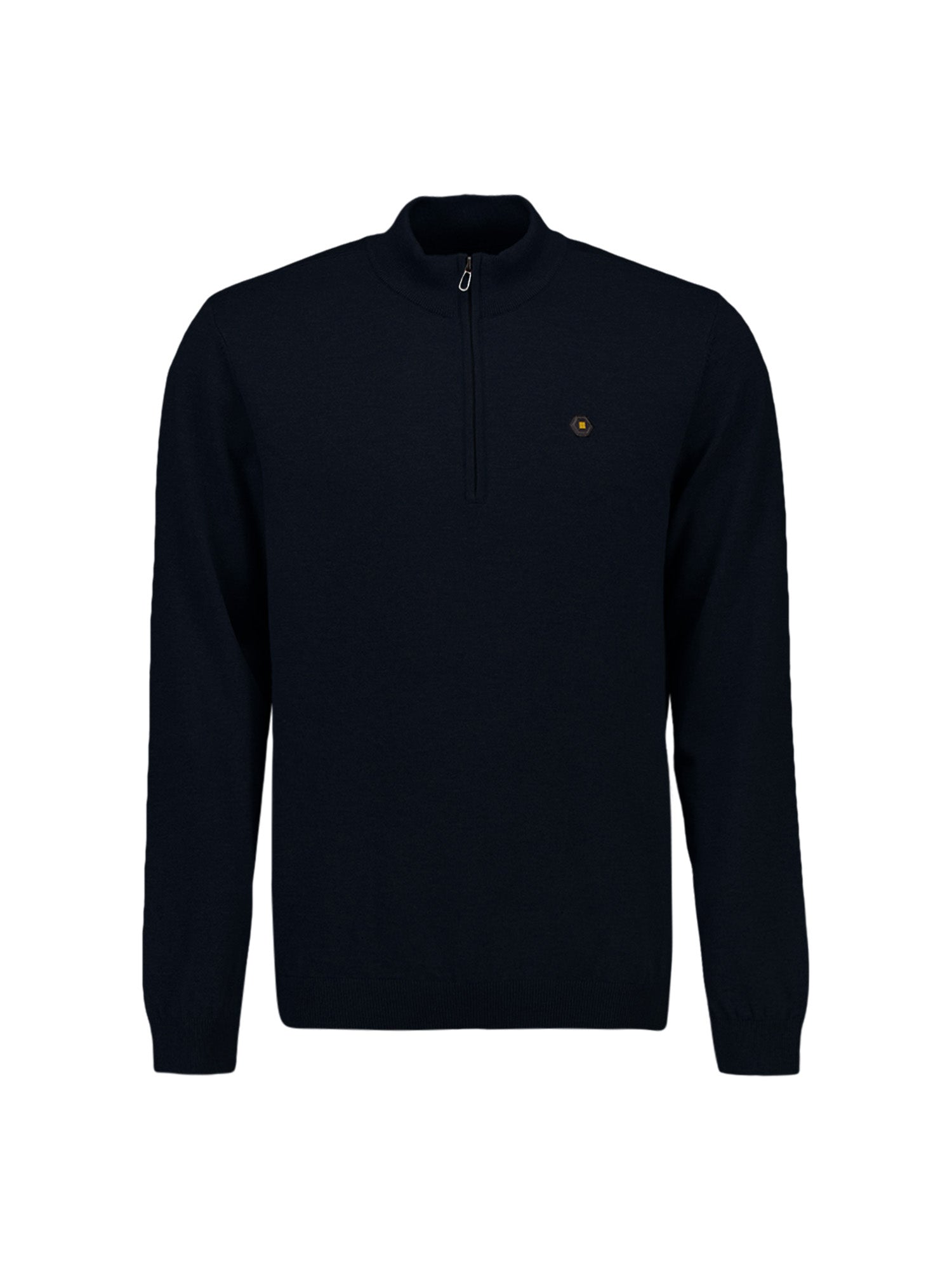 Melange Half-Zip Jumper | Dark Night