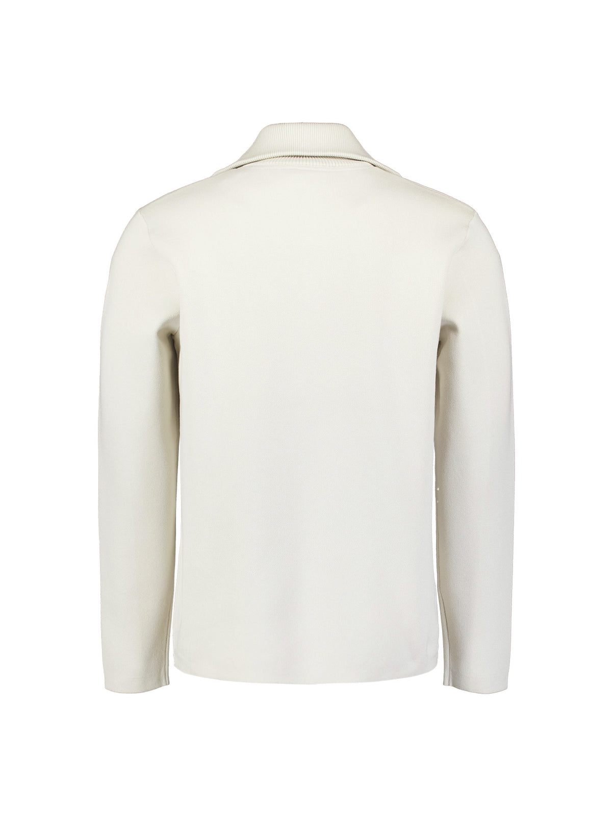 Textured Half-Zip Jumper | Chalk