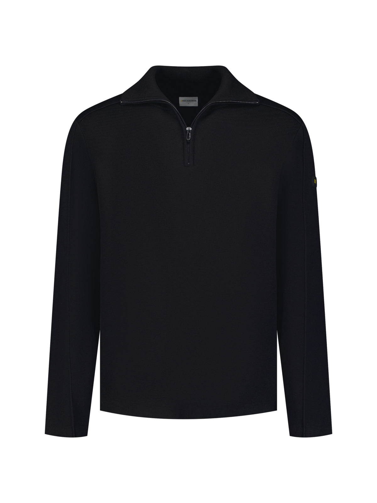 Textured Half-Zip Jumper | Black