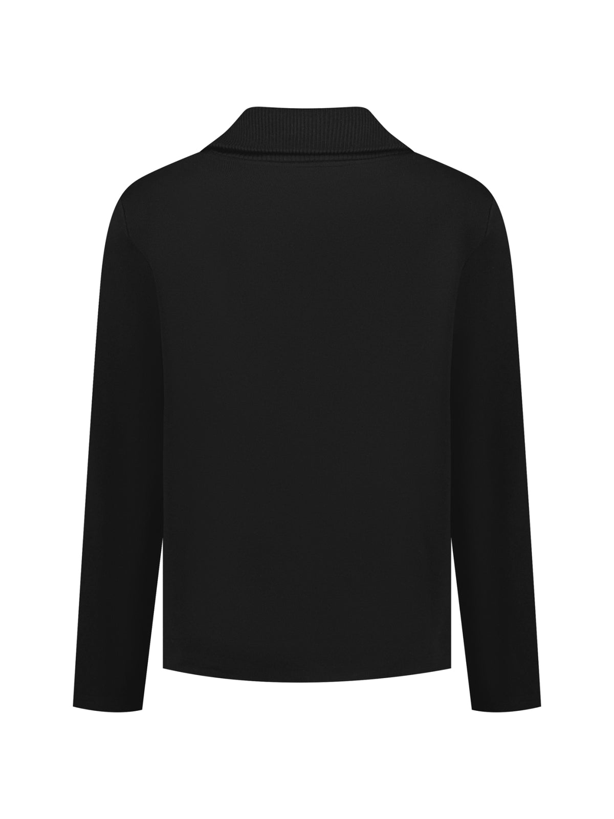 Textured Half-Zip Jumper | Black