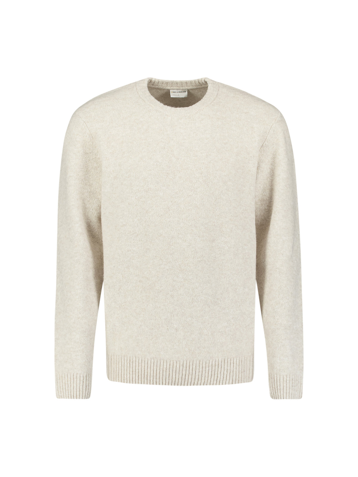 Lightweight Melange Jumper | Stone