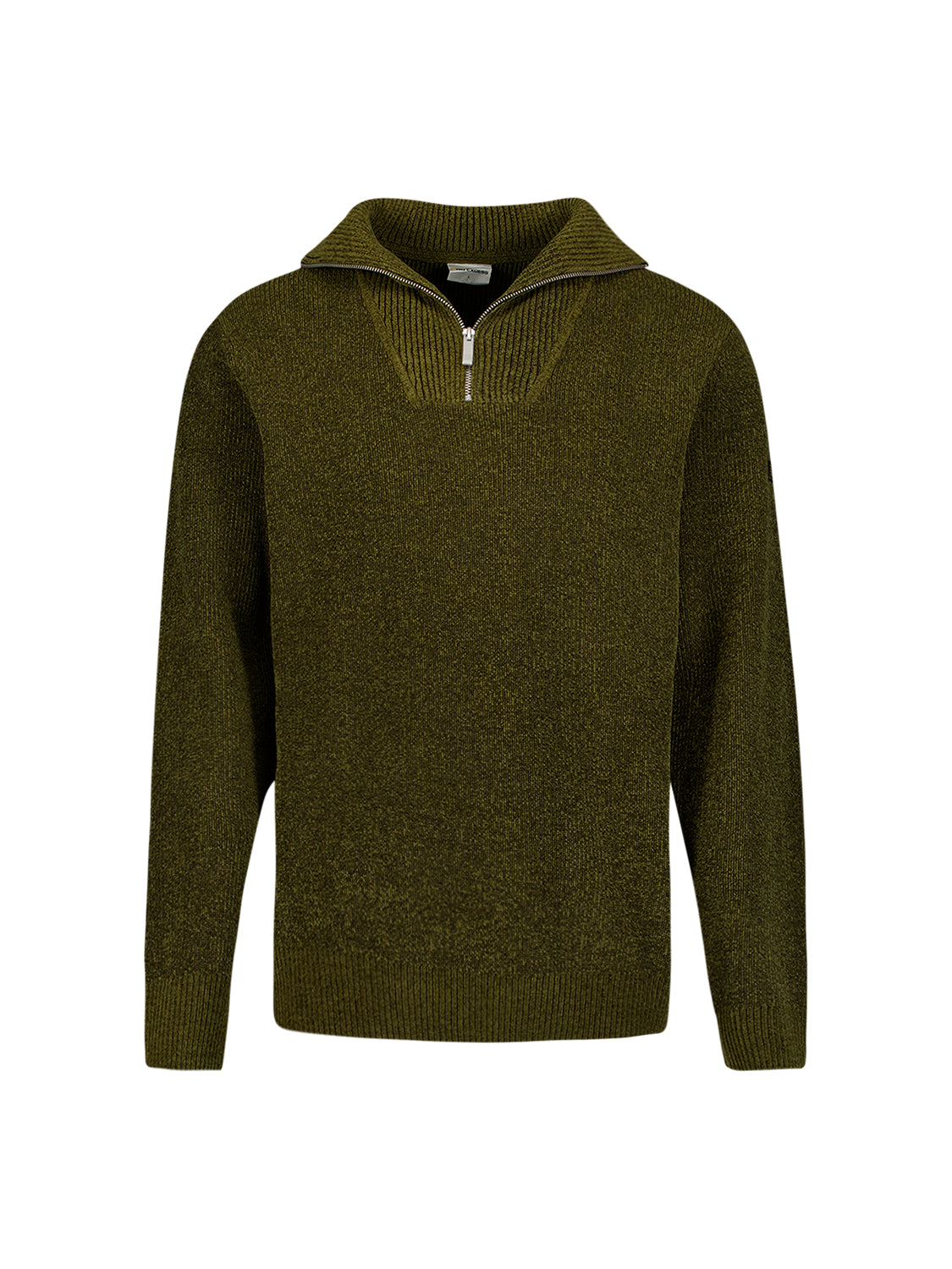 Soft Half-Zip Jumper | Moss