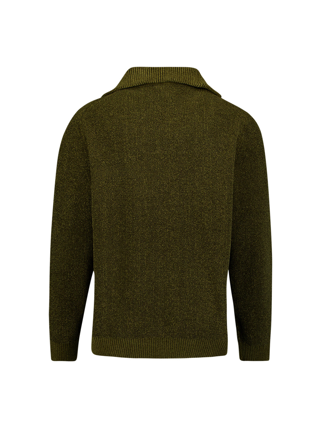 Soft Half-Zip Jumper | Moss