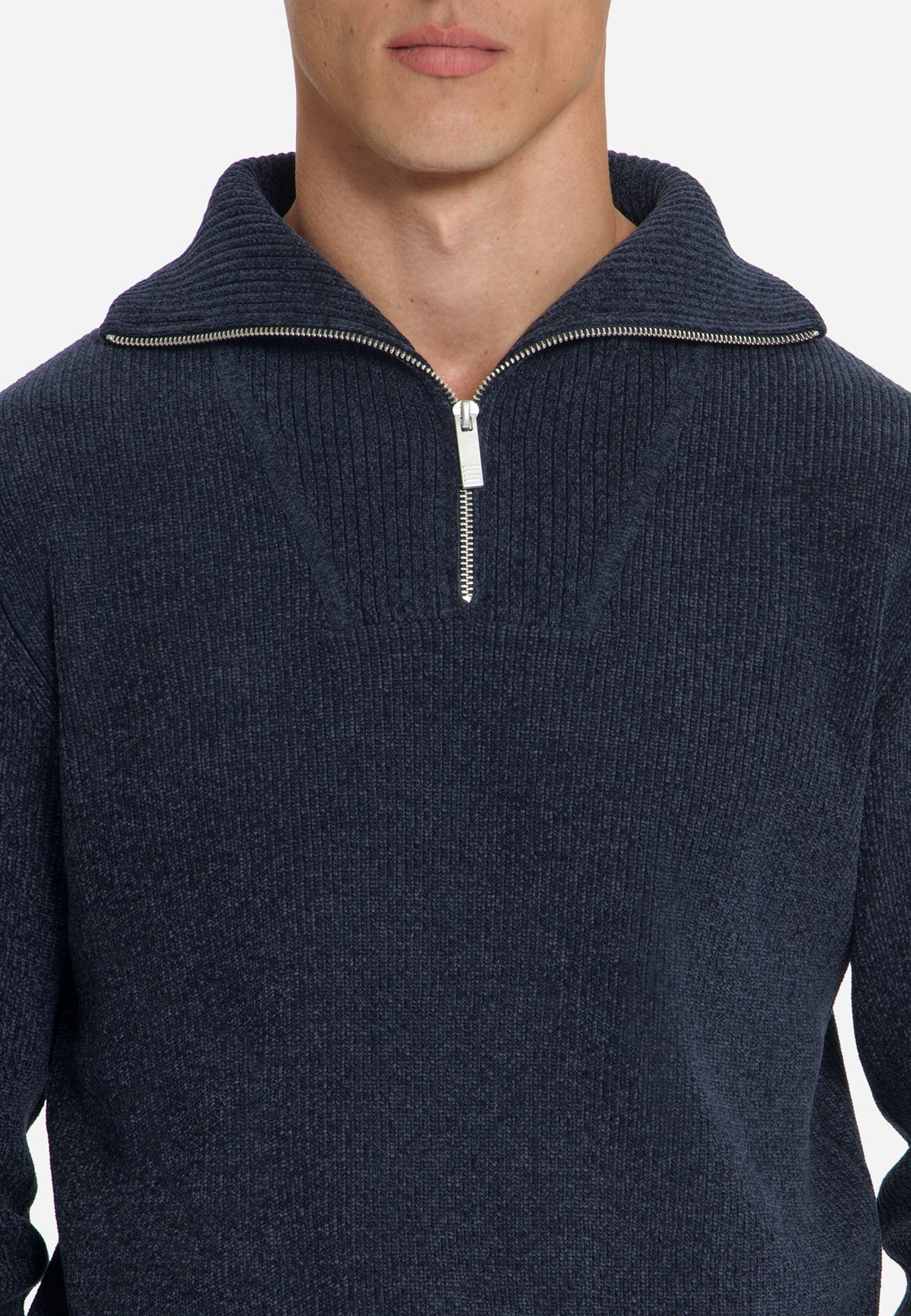 Soft Half-Zip Jumper | Dark Night