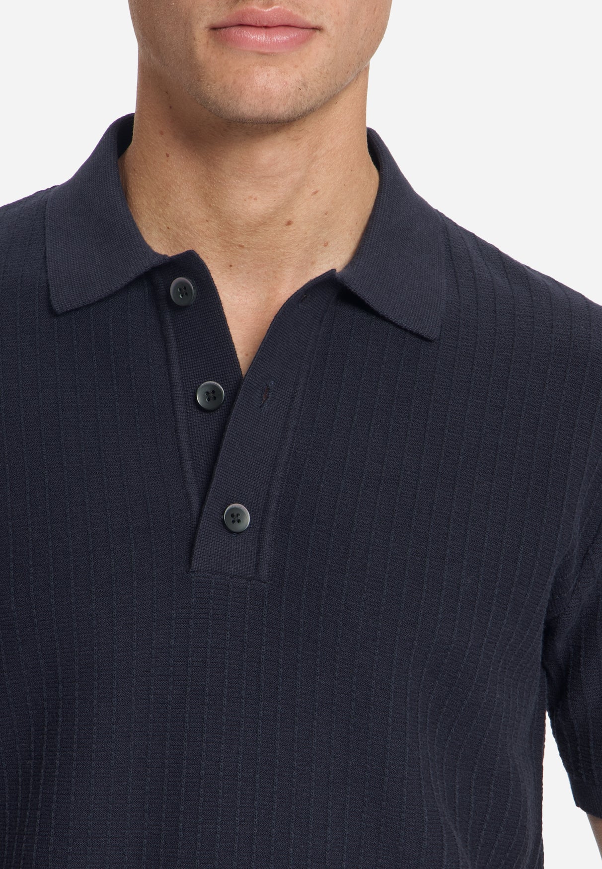Pullover Short Sleeve Polo | Dark Night