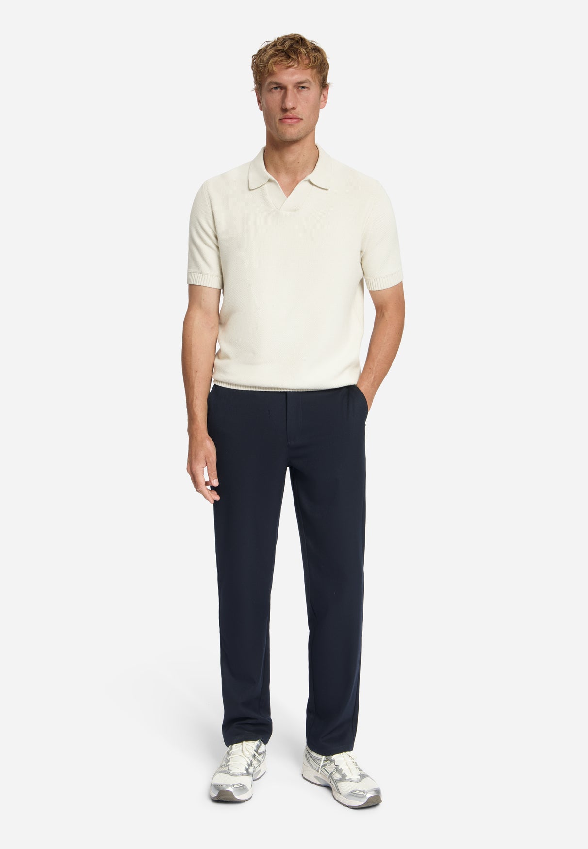 V-Neck Polo Jumper | Kit