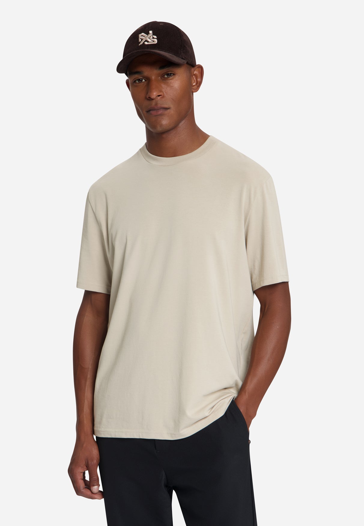 Stretch T-Shirt | Cement