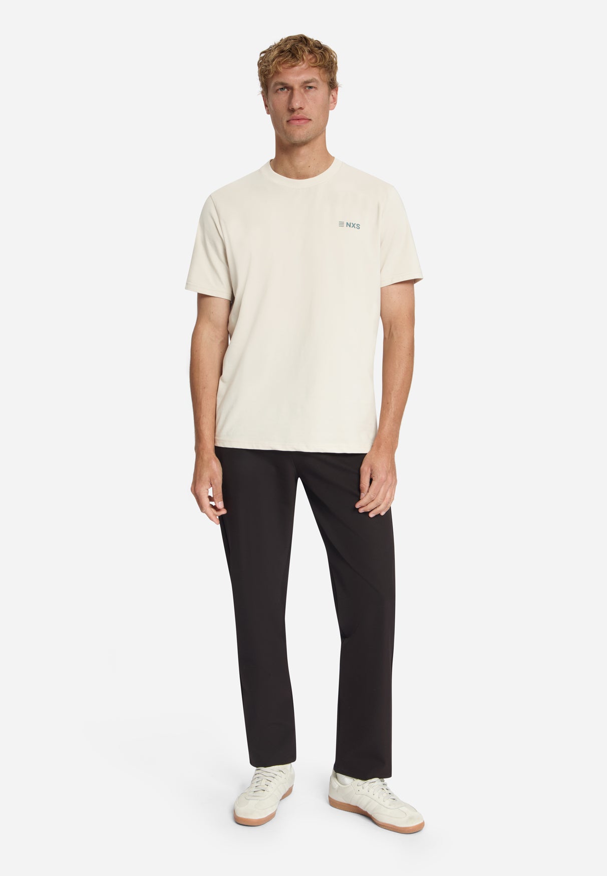 Back Print T-Shirt | Stone
