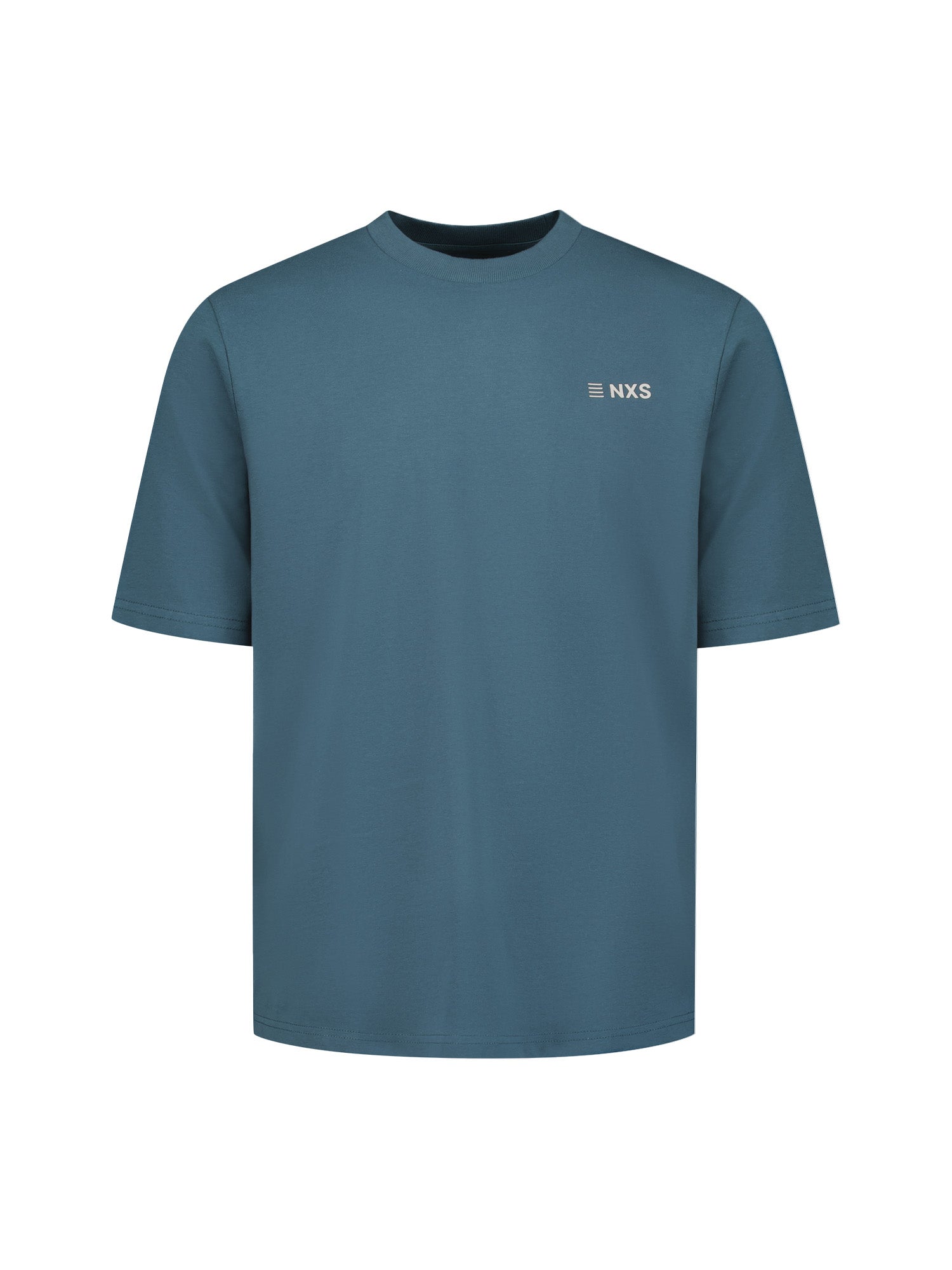 Back Print T-Shirt | Shadow Blue