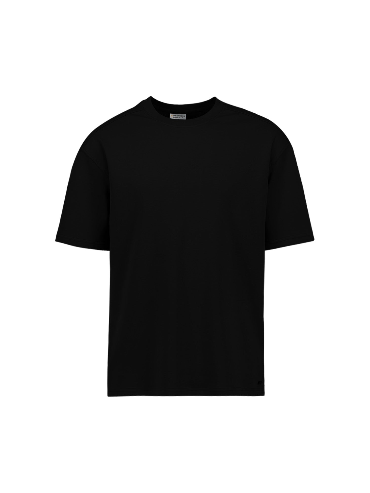 T-Shirt Crewneck Solid Heavy Interlock | Black