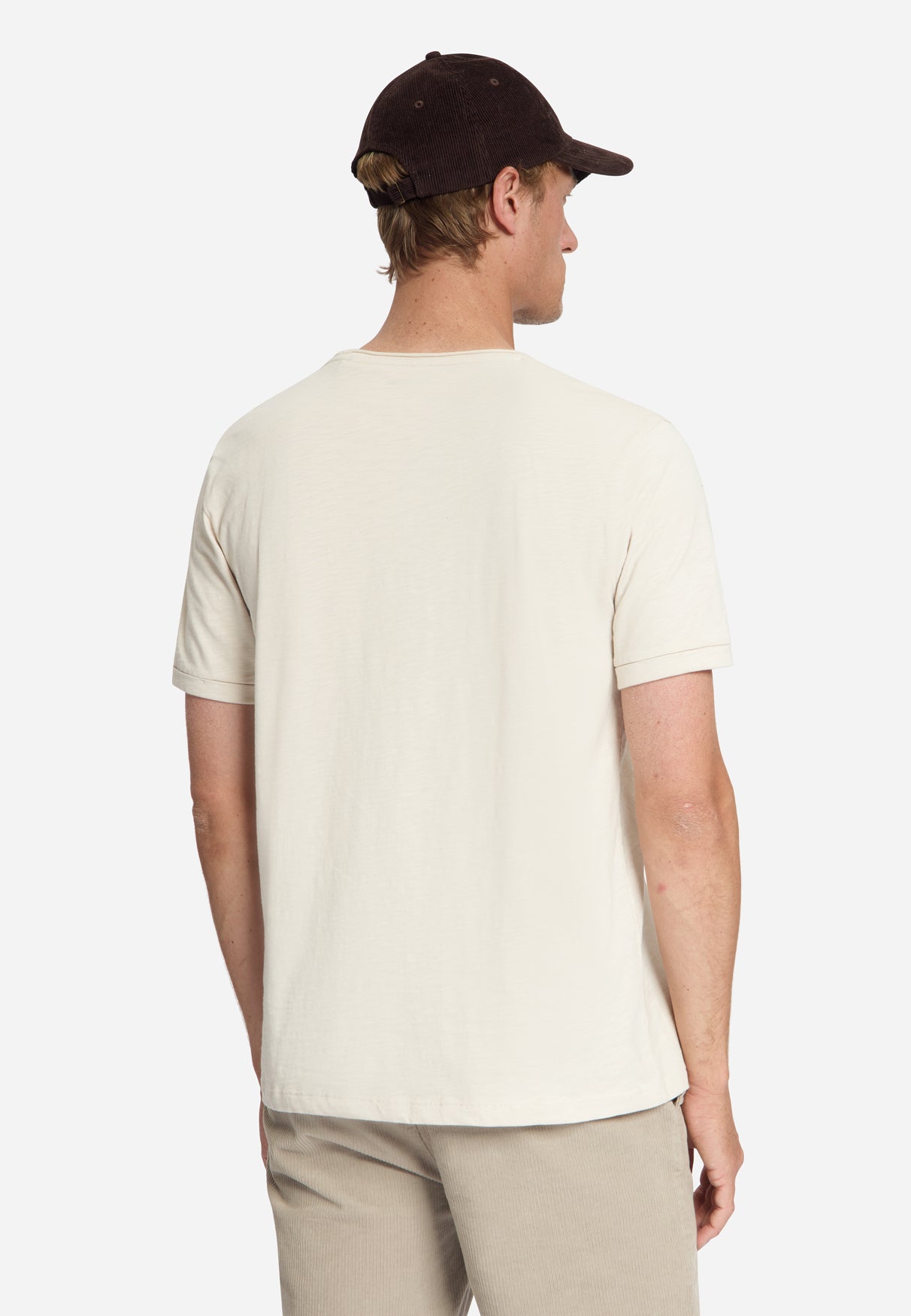 Cotton Slub T-Shirt | Stone