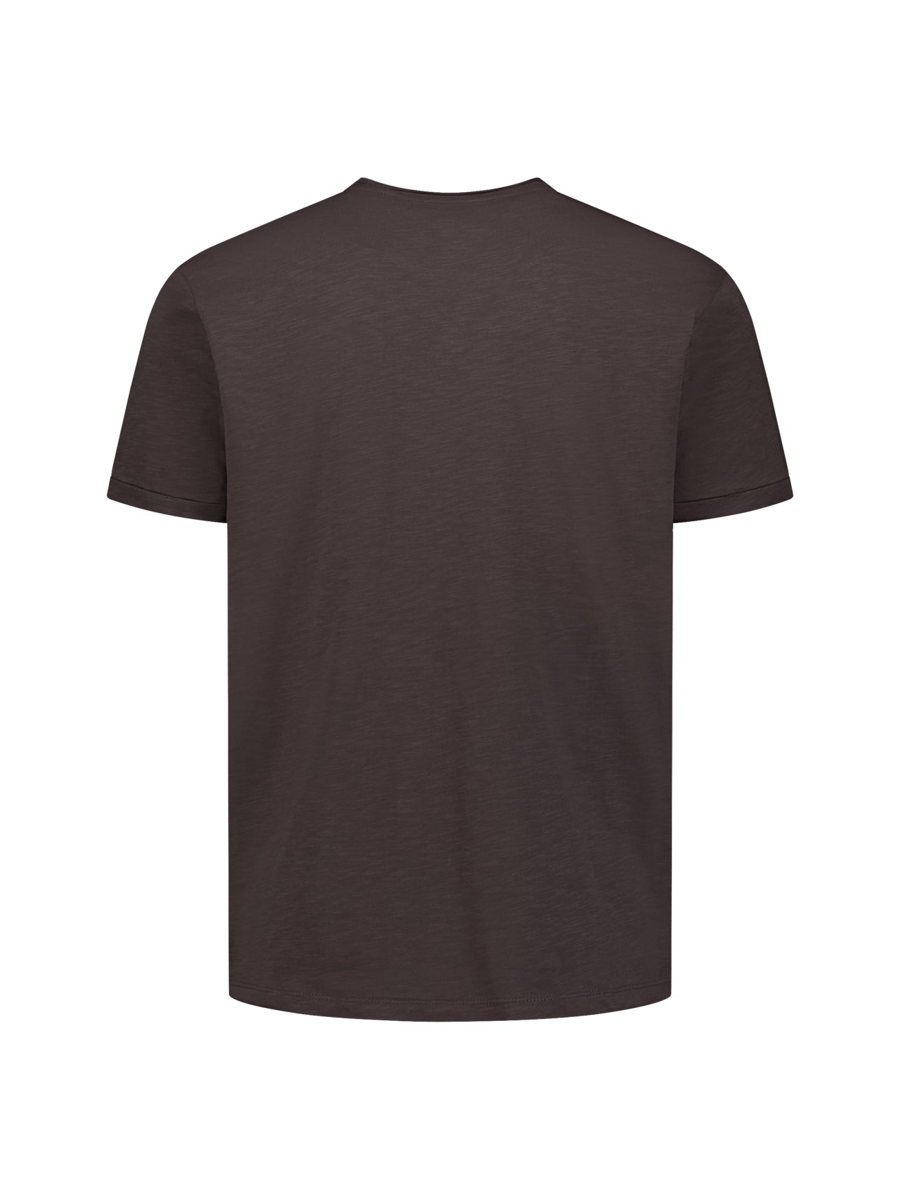 Cotton Slub T-Shirt | Dark Brown