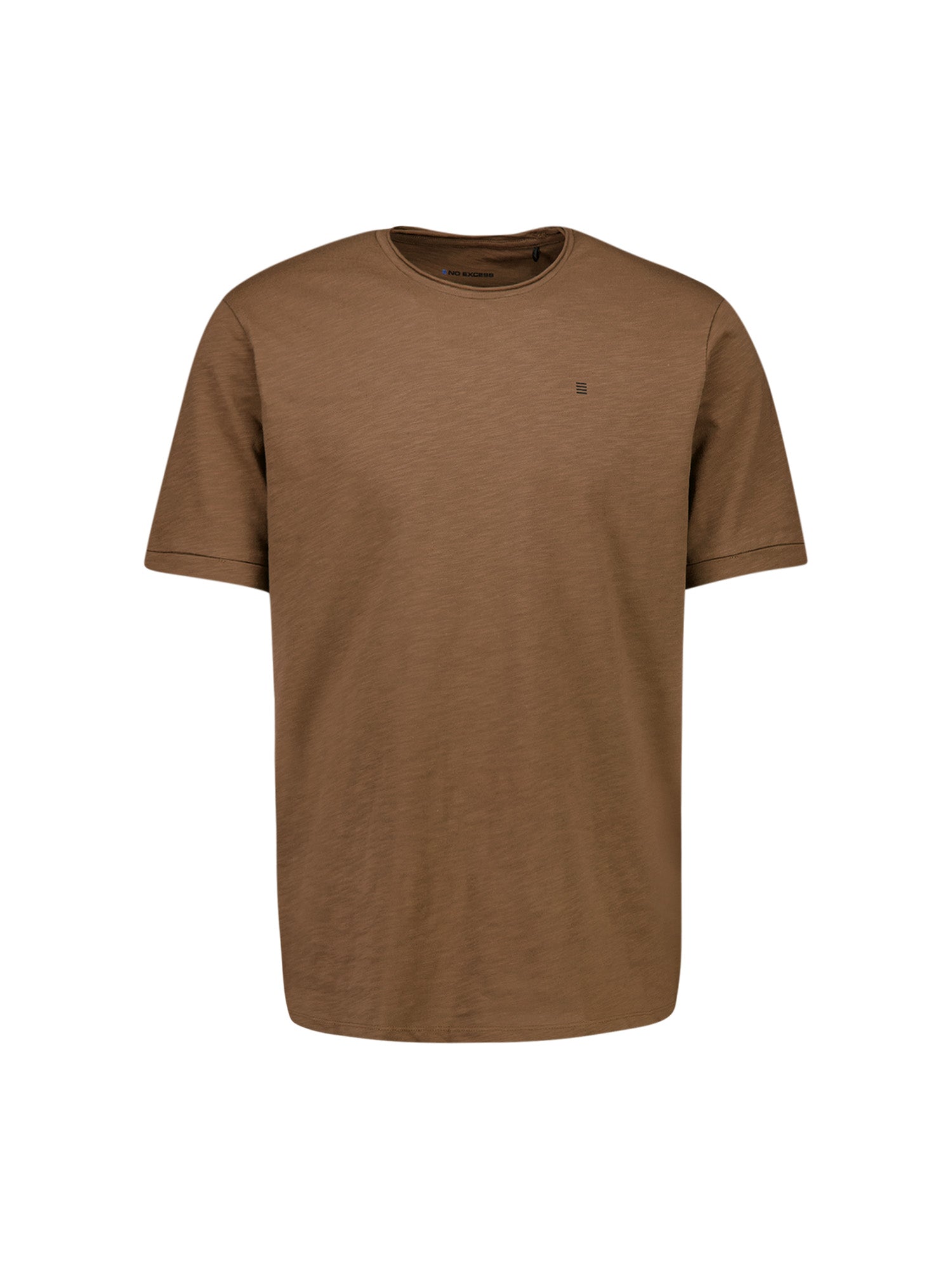 Cotton Slub T-Shirt | Caramel