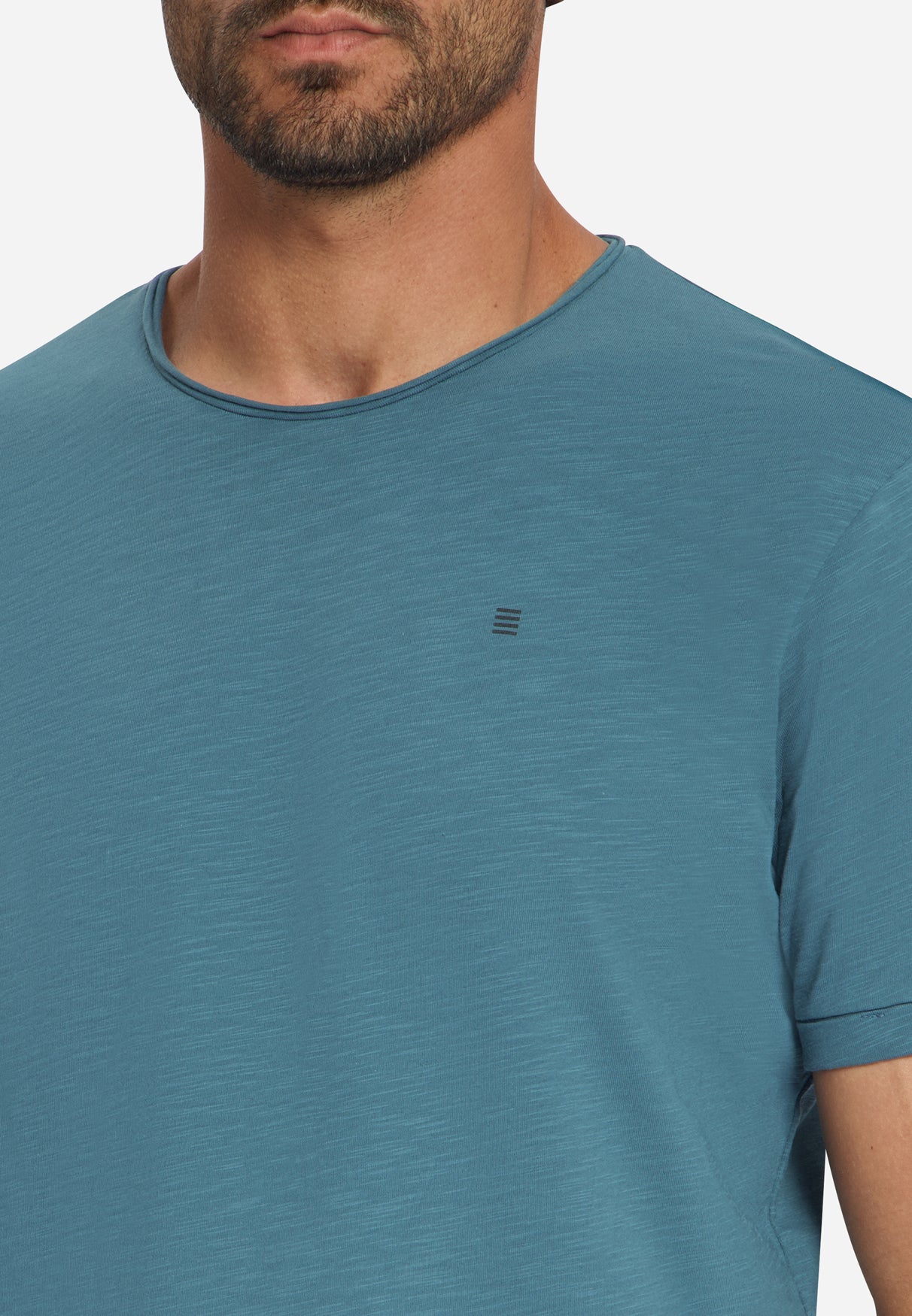 Cotton Slub T-Shirt | Shadow Blue