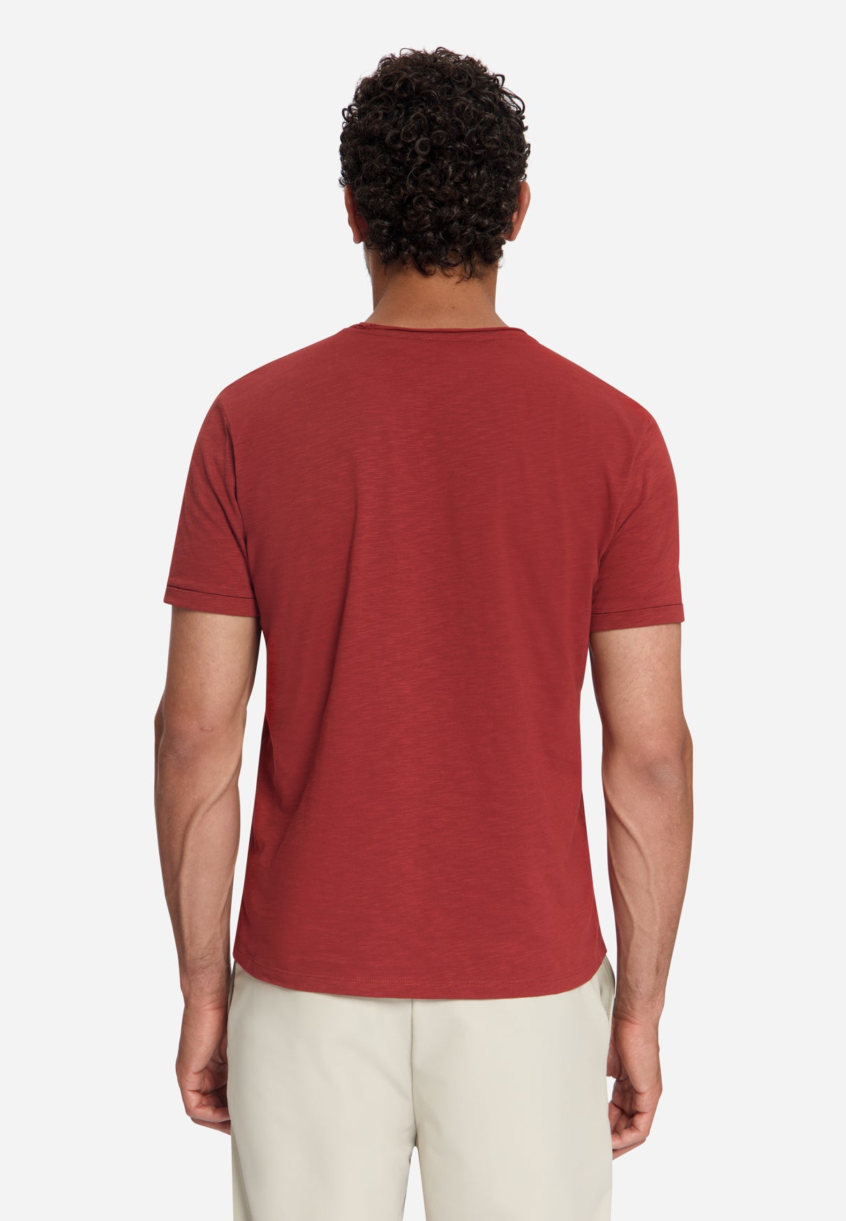Cotton Slub T-Shirt | Cayenne