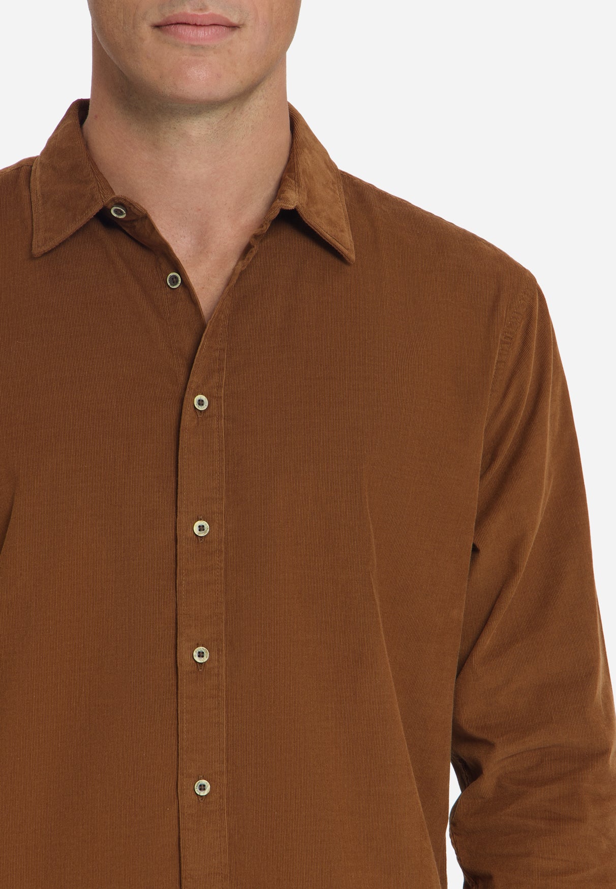 Corduroy Shirt | Caramel