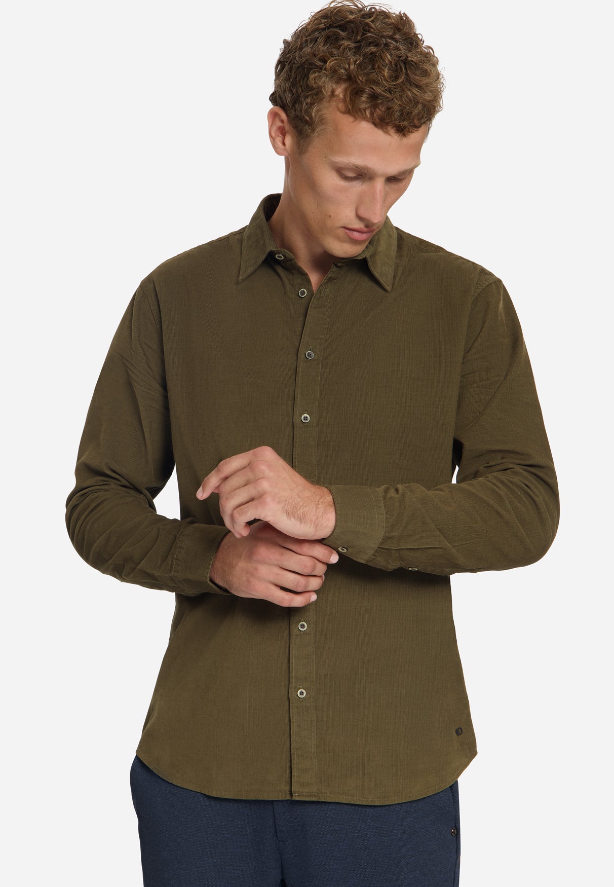 Corduroy Shirt | Moss