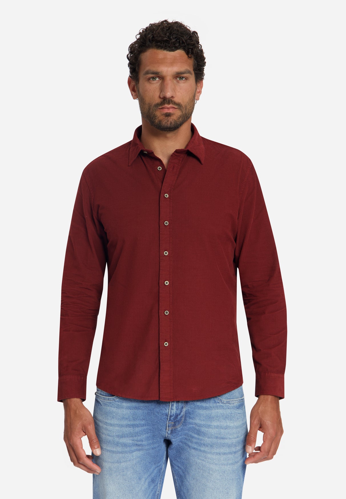 Shirt Fine Corduroy | Cayenne