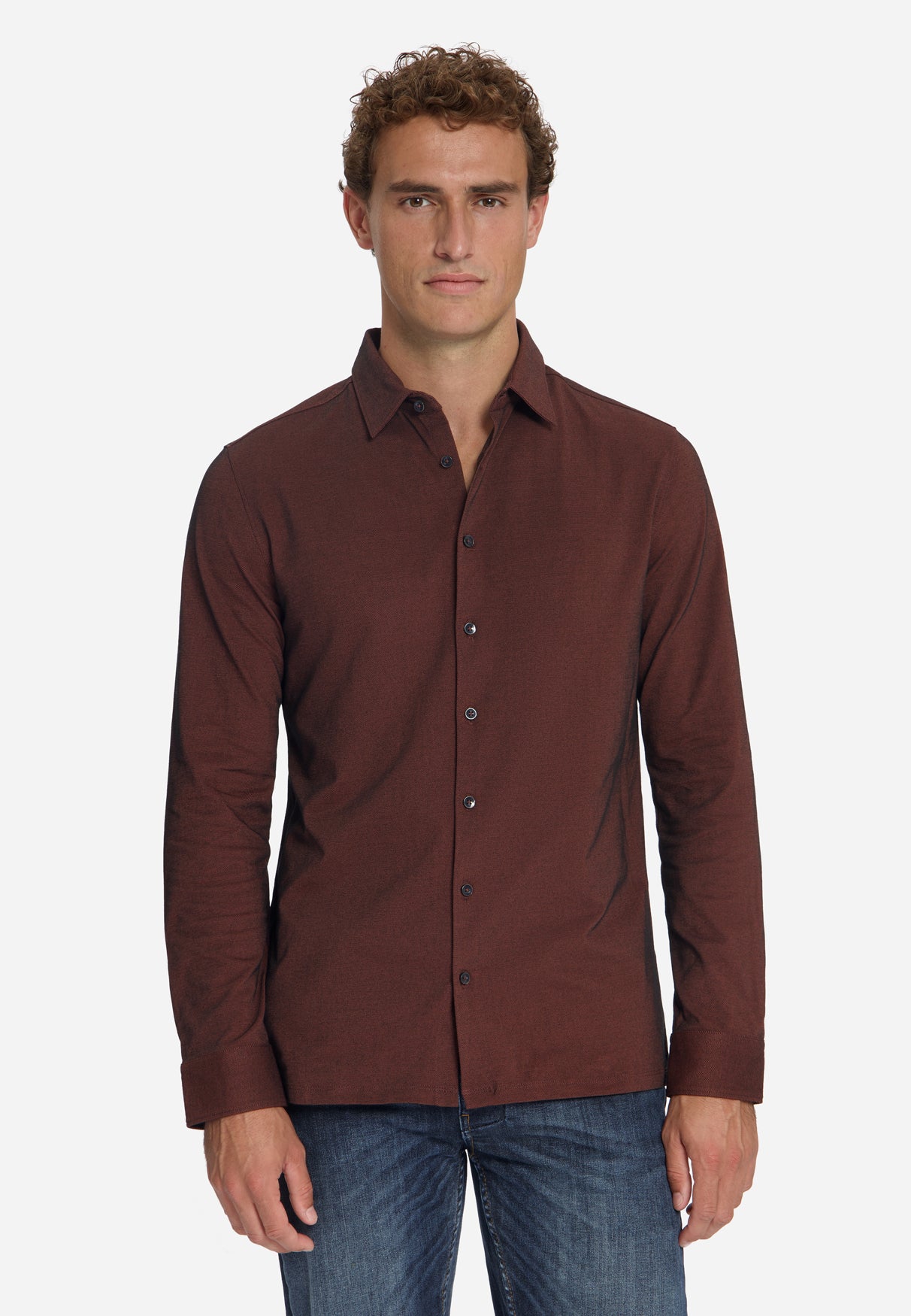 Twill Jersey Shirt | Cayenne