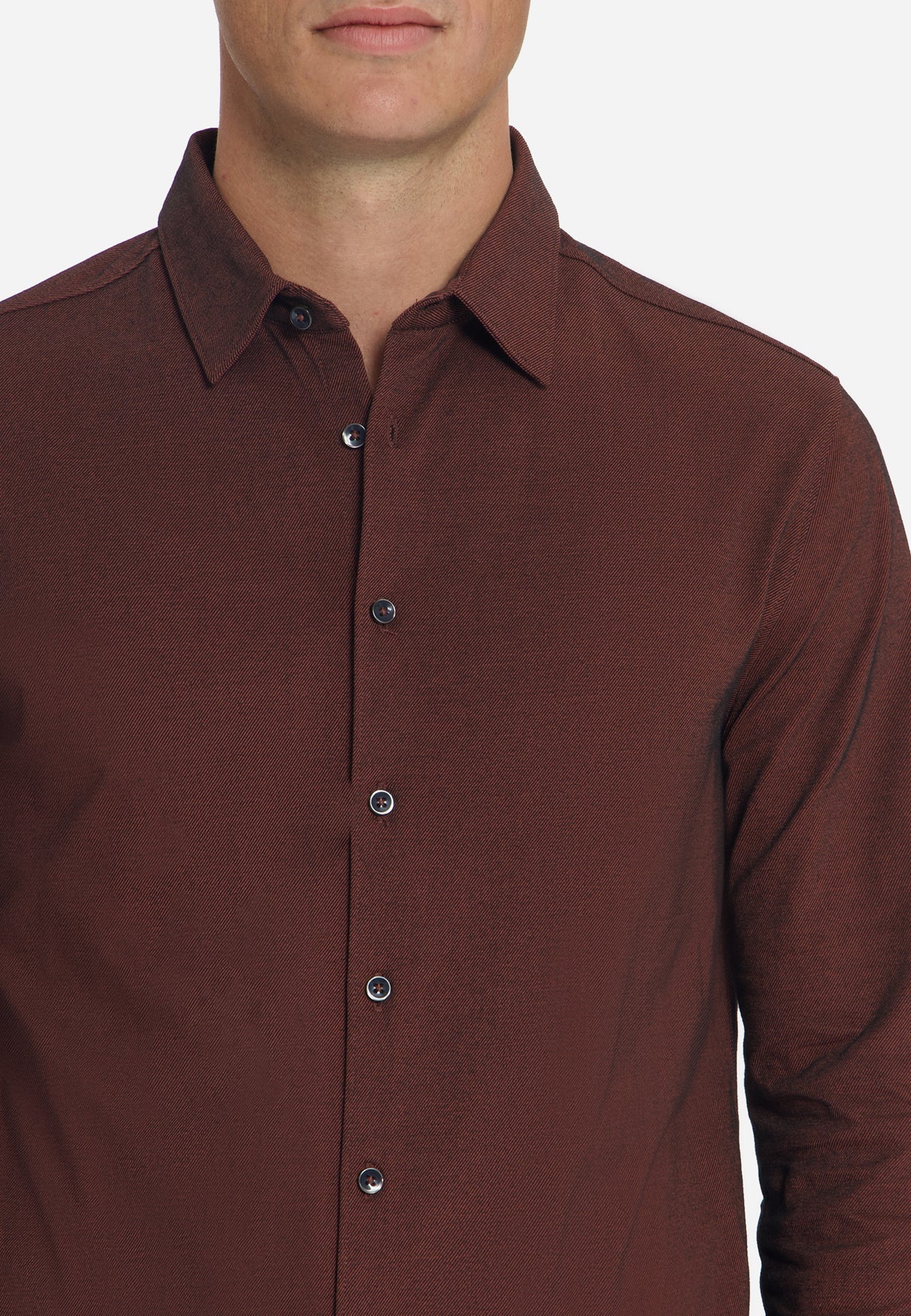 Twill Jersey Shirt | Cayenne
