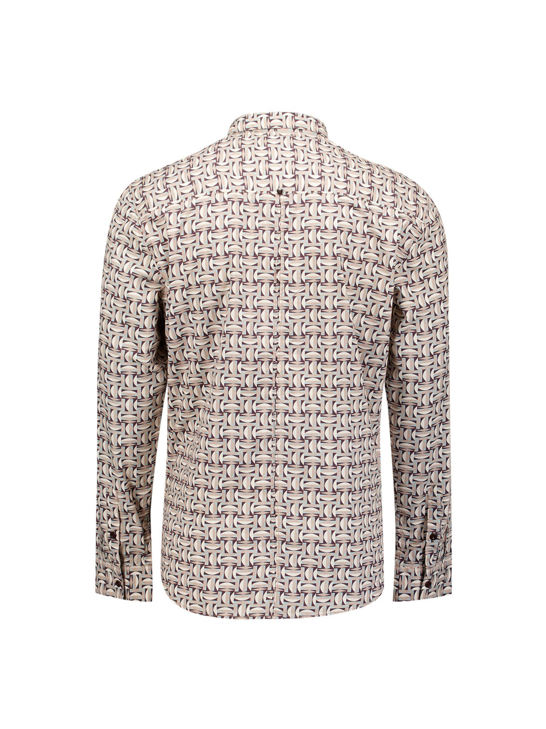 Allover Print Shirt | Stone