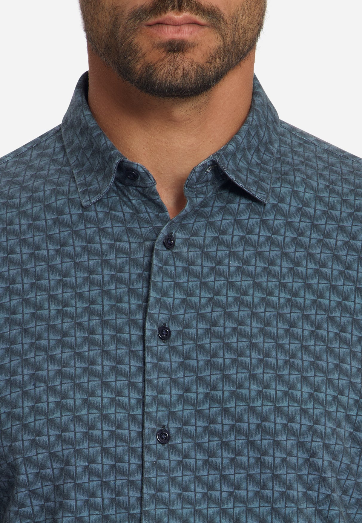 Printed Jersey Shirt | Dark Night
