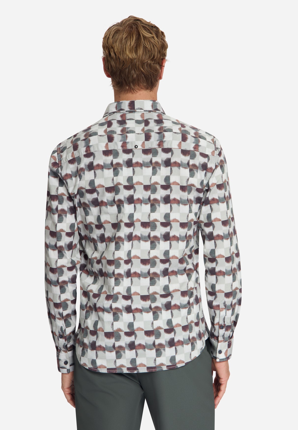Shirt Stretch Allover Printed | Cayenne
